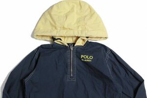 キッズ ポロラルフローレン コットン アノラックパーカー (４) 2トーン フード POLO RALPH LAUREN