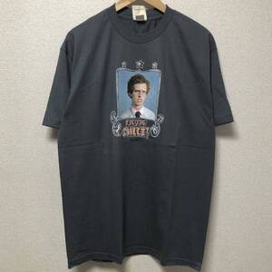 新品未使用 00s Napoleon Dynamite ナポレオンダイナマイト バス男 Tシャツ 映画 ムービー L グレー