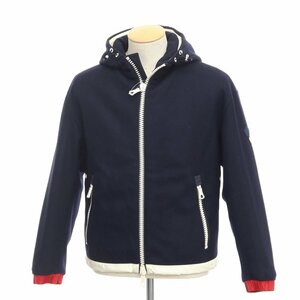 【中古】モンクレール MONCLER ARMENTIERES ウール フーデッド ダウンジャケット 【0サイズ】