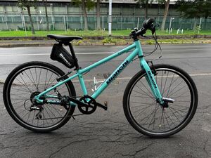 ビアンキ　自転車　26インチ　 バイク　ピラータ26 子供　ジュニア　Bianchi pirata 今年の5月購入　美品　札幌限定手渡し　近郊要相談