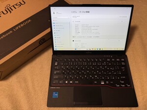 【新品同様再生品】富士通 U6313/NX 第12世代Core i5-1235U メモリ32GB SSD1TB Webカメラ バッテリー良好 Win11 Office U9313/NX兄弟モデル