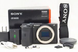 ☆極上美品☆ Sony ソニー α6600 ボディ ILCE-6600 元箱 付属品 Shot数 僅か 3,650枚前後！ ♯24091701