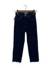 Re|Done High-Rise Stove Pipe Jeans 24 デニム ネイビー 無地 190-３WSTV27 