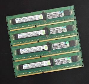 32GB (8GB 4枚組) DDR3L PC3L-12800R DDR3L-1600 REG 1Rx4 240pin ECC Registered Samsung サーバー MacPro向け (管:SA5900 x2s