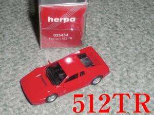 1/87 フェラーリ 512TR レッド FERRARI herpa テスタロッサ