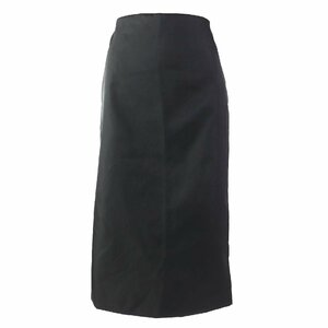 極美品△プラダ 定価257400円 23SS 21H924 RE-NYLON トライアングルロゴプレート ペンシル タイトスカート ブラック 38 伊製 正規品