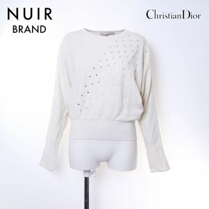 クリスチャンディオール Christian Dior ラインストーン ベージュ