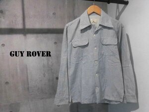 GUY ROVER ギ ローバー × FORTELA フォルテラ コラボ ヒッコリーストライプ 長袖シャツS/ワークシャツ/ヒッコリーシャツ/メンズMADE IN EU