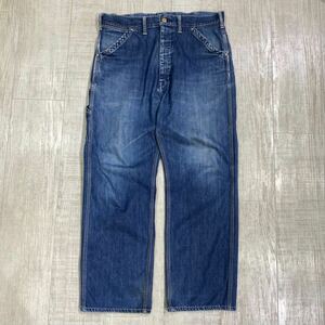 TENDERLOIN Painter Denim Pants テンダーロイン ペインター デニム パンツ ロング ジーンズ インディゴ ブルー カラー ウエスト 42cm 611