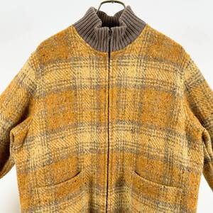 希少《 Mint Condition / Donegal Tweed 》80s 90s 極上品【 ドネガルツイード カシミアリブ ビンテージ ブルゾン M アイルランド製 】