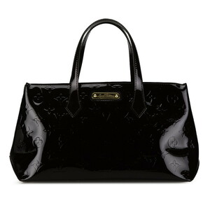 ルイ ヴィトン モノグラム ヴェルニ ウィルシャーPM ハンドバッグ M93641 アマラント ブラウン パテントレザー LOUIS VUITTON 【中古】