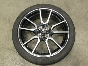 ◎[81Y] ① トヨタ NHP10 G‘s アクア 17×6.5J+41 100-4H【タイヤ】GOODYEAR EfficientGrip 195/45R17 1本のみ