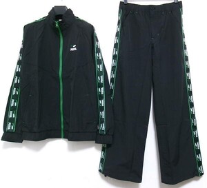 新品★PUMA プーマ★SKATEBOARDING スケートボーディング★ウーブンジャケット&トラックパンツ★セットアップ 上下セット M コーデュラ 黒