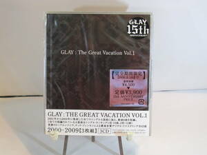 ★送料無料/匿名◆ THE GREAT VACATION VOL.1 ~SUPER BEST OF GLAY~ ３枚組CD GLAY ★未開封新品★ TOCT26856 グレイ