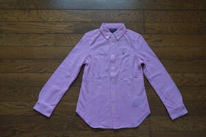 【　POLO　RALPH　LAUREN 　ラルフローレン 　】 長袖シャツ 　◇ size S ( 7 )・130 / 74