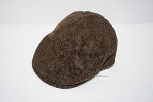 【即決】NEW YORK HAT ニューヨークハット キャスケット ウール 茶系 サイズ:L/XL アメリカ製【914457】