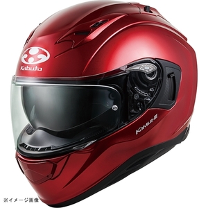 在庫あり KABUTO(カブト) ヘルメット KAMUI-3 カムイ・3 カラー:シャイニーレッド サイズ:XL(61-62cm)