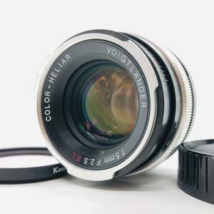 ★良品★Voigtlander Color-Heliar 75mm F/2.5 SL Lens for Minolta MD　＃236