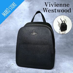 【美品】Vivienne Westwood スモール オーブ レザー バックパック リュック