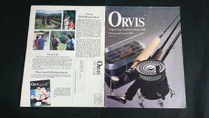 【昭和レトロ 洋書】『ORVIS(オービス) 1984 フィシング＆アウトドア カタログ』ロッド/リール/毛バリ/ナイフ/ズボン/ウェアー 他