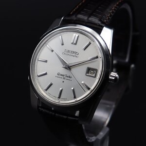 希少 GRAND SEIKO グランドセイコー クロノメーター セカンド 43999 Cal.430 手巻き 35石 GSセルフデータ 1964年 デイト 新品ベルト メンズ