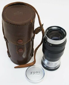 中古【Sankyo koki Tokyo KOMURA- 105mm 1:3.5 レンズ 】黄色フィルター キャップ ケース付 カメラレンズ コムラー F3.5