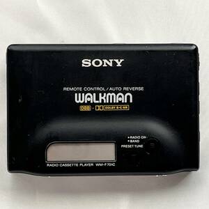 【ジャンク品】SONY WM-F701C　カセット プレーヤー 再生　ウォークマン　ソニー CASSETTE WALKMAN　本体のみ