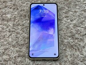 SAMSUNG Galaxy A55 5G SC-53E docomo版SIMフリー オーサムレモン