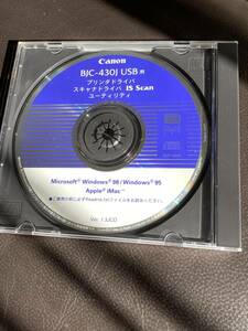 Canons BJC－430J USB用　プリンタドライバ　スキャナライバ　IS Scan 送料210円 