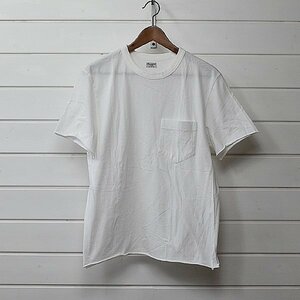 homespun ホームスパン 半袖カットソー Tシャツ白 M｜23b0264