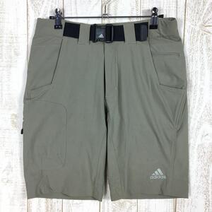 MENs L アディダス HT フレックス ショーツ ソフトシェル トレッキング ADIDAS X21407 ベージュ系