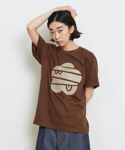 「FRAPBOIS PARK」 半袖Tシャツ 2 ブラウン レディース