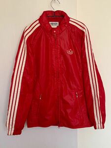 【美品】adidas DESCENTE製　80s ナイロンジャケット Ｍ