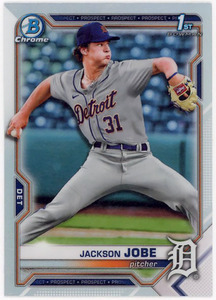 TIGERS右腕▲JACKSON JOBE/2021 1st BOWMAN CHROME DRAFT PROS リフ版!