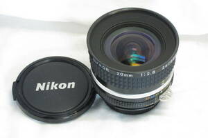 美品 Ai-s NIKKOR 1:2.8 f=20mm ニコン 