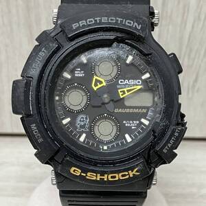 ジャンク CASIO G-SHOCK GAUSSMAN AW-571 クォーツ ケース劣化 動作未確認