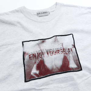 90s ENJOY YOURSELF! メッセージ Tシャツ