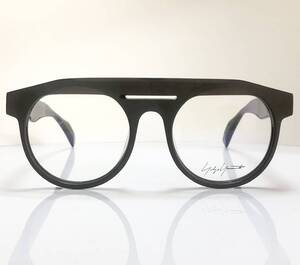 新品 Yohji Yamamoto ヨウジヤマモト メガネ マットブラック 純正ケース付き 日本ブランド フランス製 Frame France Y3