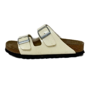 ビルケンシュトック BIRKEN STOCK サンダル 35 - アイボリー レディース ラメ 靴