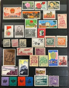 中国切手 中華民国切手 台湾 未使用 使用済み混合53枚