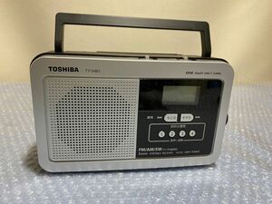 ★☆J852　TOSHIBA　3BAND　PORTABLE　RECEIVER　TY-SHR3　中古品　2021年製☆★