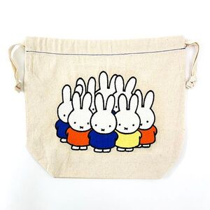 ミッフィー miffy 巾着 刺繍ミッフィーいっぱい 巾着