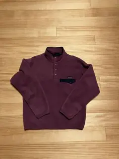 patagonia フリース ハーフジップ M 紫