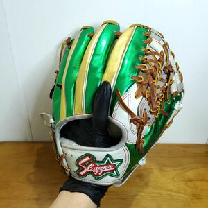 久保田スラッガー AS2011 オールスター2011年 限定品 激レア メタリック KubotaSlugger 一般軟式用内野手グラブ 野球 大人用グローブ