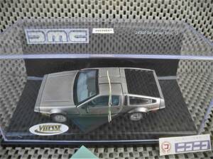 希少◎1/43・デロリアンDMC12:金属色+ミニカタログ2002☆ケース付◎新品未開封、ビテス製 24000