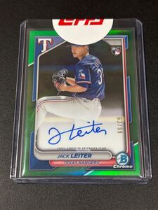 【Jack Leiter】RC /99 2024 Bowman chrome auto Topps