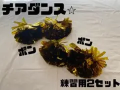 チアダンス　ぽんぽん2個セット