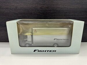 G349-X3-71355 ミニカー 三菱 FUSO FIGHTER ファイター 1/43 シルバー 現状品①