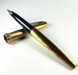 【76】1円～ 中古品 SHEAFFER シェーファー ゴールドカラー 14K 585 万年筆 ブランド 本体のみ 筆記用具 文房具 未チェック ジャンク扱い