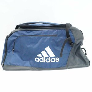 美品 adidas 特大ダッフルバッグ ボストンバッグ 75L CX4133 大容量 紺 ネイビー